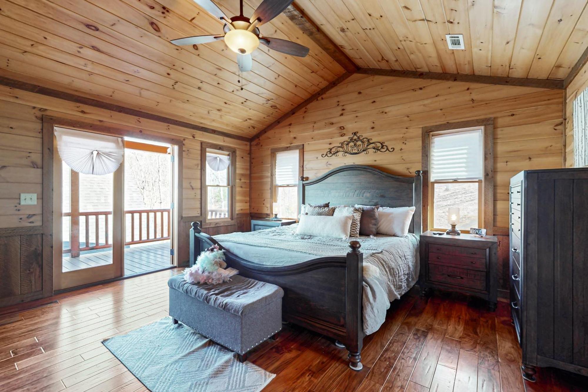 Bougie Bear Cabin Morganton Exterior foto