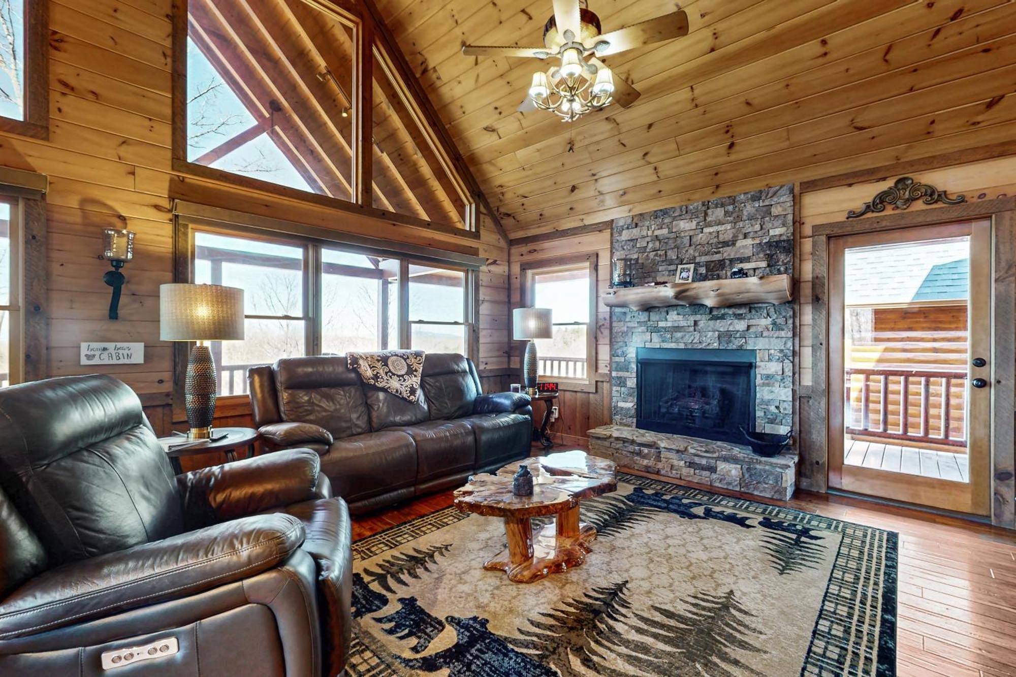 Bougie Bear Cabin Morganton Exterior foto