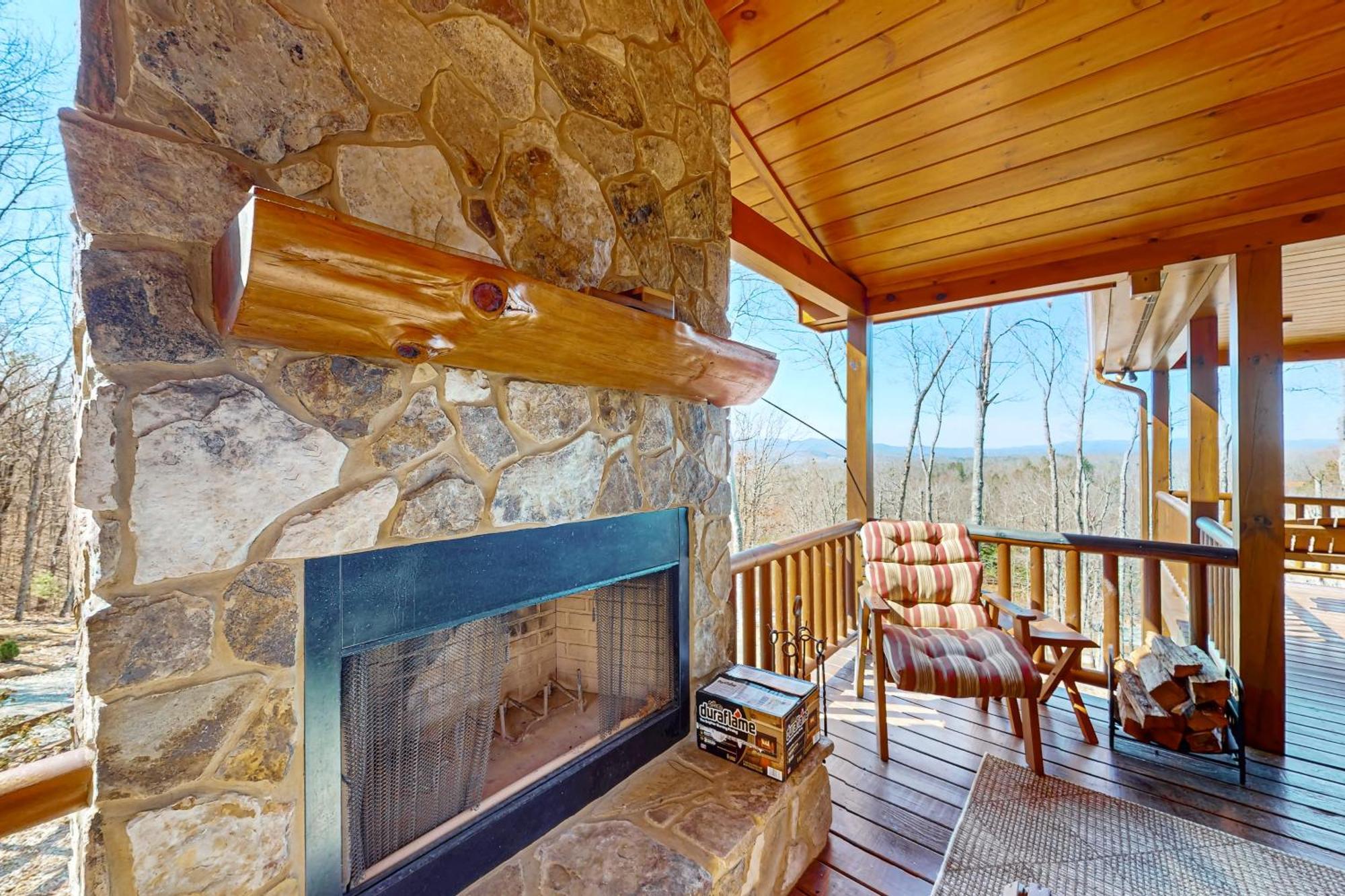 Bougie Bear Cabin Morganton Exterior foto
